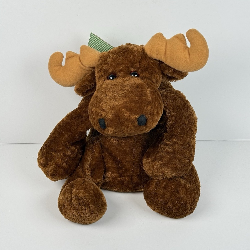VTG 1999 Mary Meyer Milty Moose Flip Flop Collection Beans Plush Stuffed Animal